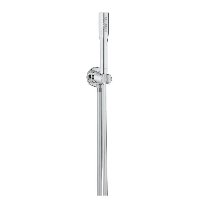 Ensemble de douche 1 jet avec support mural chromé Euphoria Cosmopolit