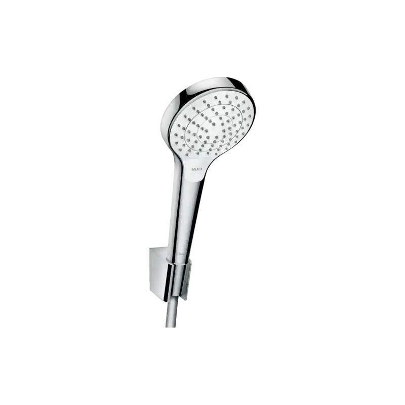 Ensemble support mural douchetteVario Croma Select S flexible douche 1