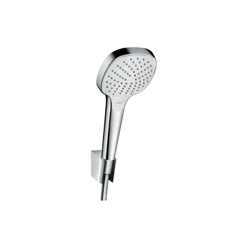 Ensemble support mural douchetteVario Croma Select E flexible douche 1