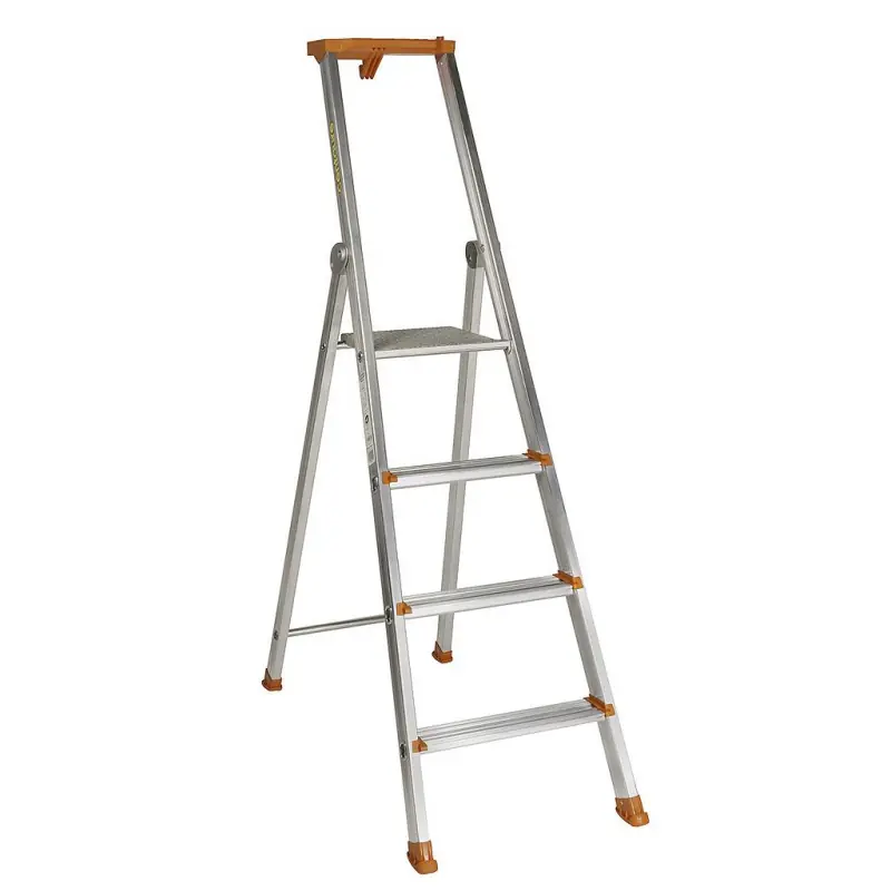 Escabeau aluminium professionnel 4 marches hauteur d‘accès maxi 290 m
