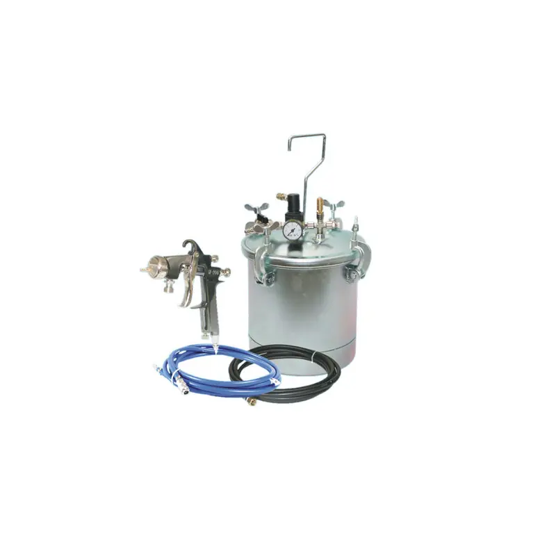 Ensemble complet pot sous pression 10L pistolet Professionnel