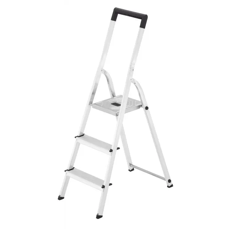Escabeau bricoleur 3 marches alu Ht d‘accès 265 cm L40
