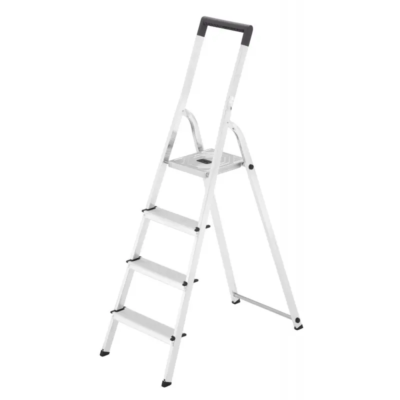 Escabeau bricoleur 4 marches alu Ht d‘accès 285cm L40
