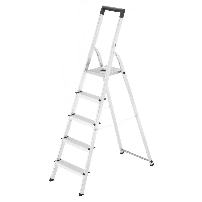 Escabeau bricoleur 5 marches alu Ht d‘accès 310 cm L40