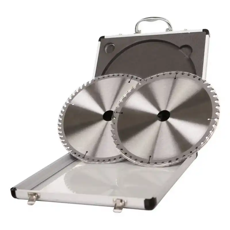 Ensemble de 2 lames carbure D315x30/25.4x2.8mm Z24/48 Scheppach