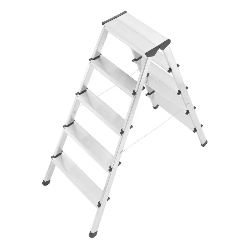 Escabeau en alu Hailo D60 2x5 Ht2,63m charge 150Kg Hailo