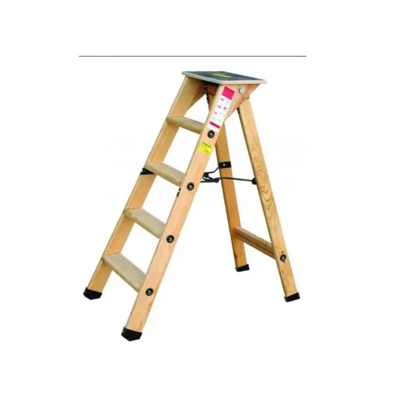 Escabeau bois pro 3M+ tablette Ht86cm Outifrance