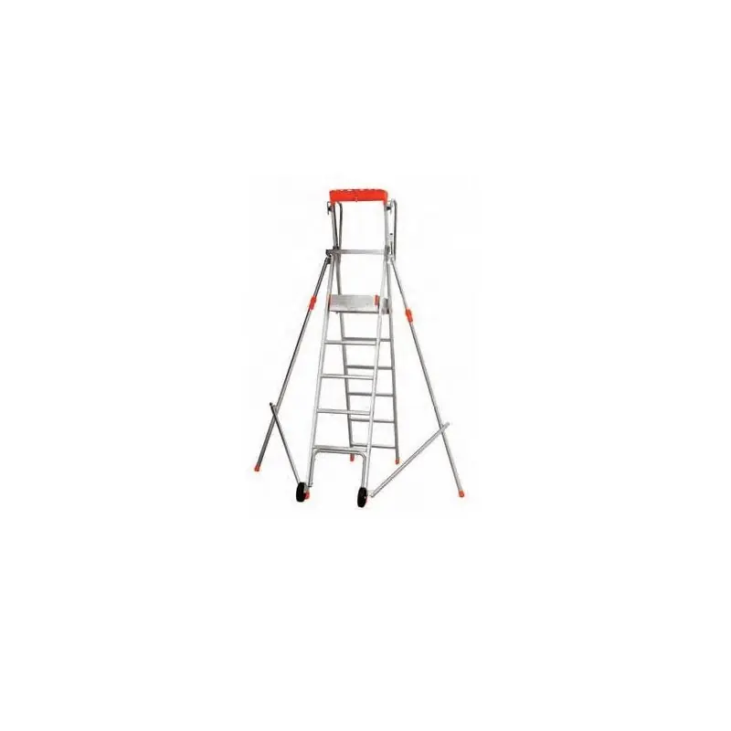 Escabeau Alu Pro à garde-corps 3 marches 103 cm 8840994