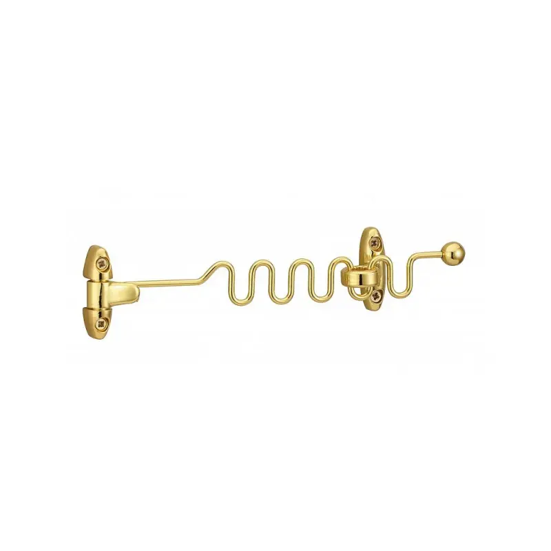 Entrebailleur de fenêtre à 1 ou 2 vantaux 223 x 48 mm doré 900407
