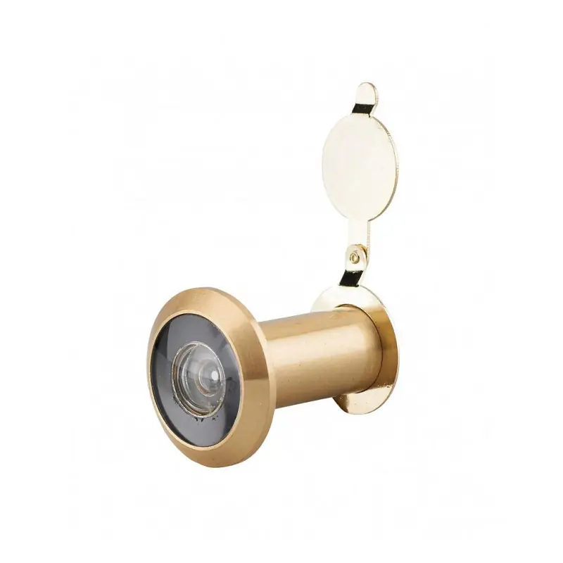 Equipement de porte JUDAS 200° laiton poli 900452