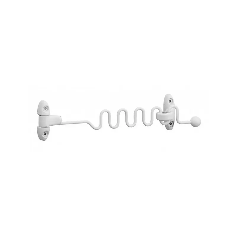 Entrebailleur de fenêtre à 1 ou 2 vantaux 223 x 48 mm laqué blanc 9014
