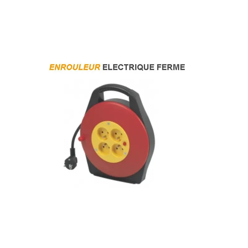 Enrouleur électrique ferme 10m (PVC 3 x 1,0 mm2)