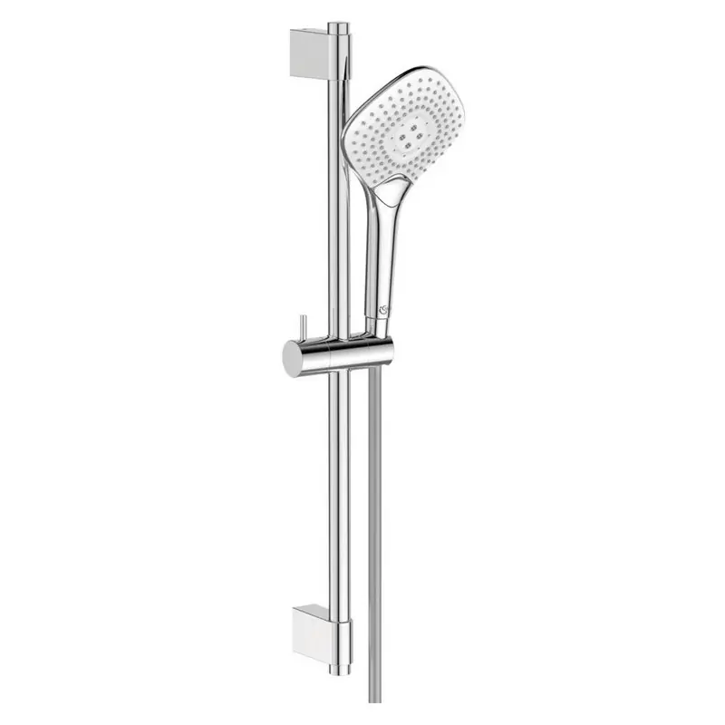 Ensemble de douche Barre 60 cm Douchette 3 jets chromé Idealrain Evo &