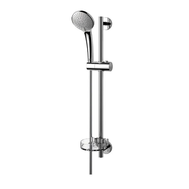 Ensemble douche Barre douche 60cm douchette 3 jets 100mm porte-savon t