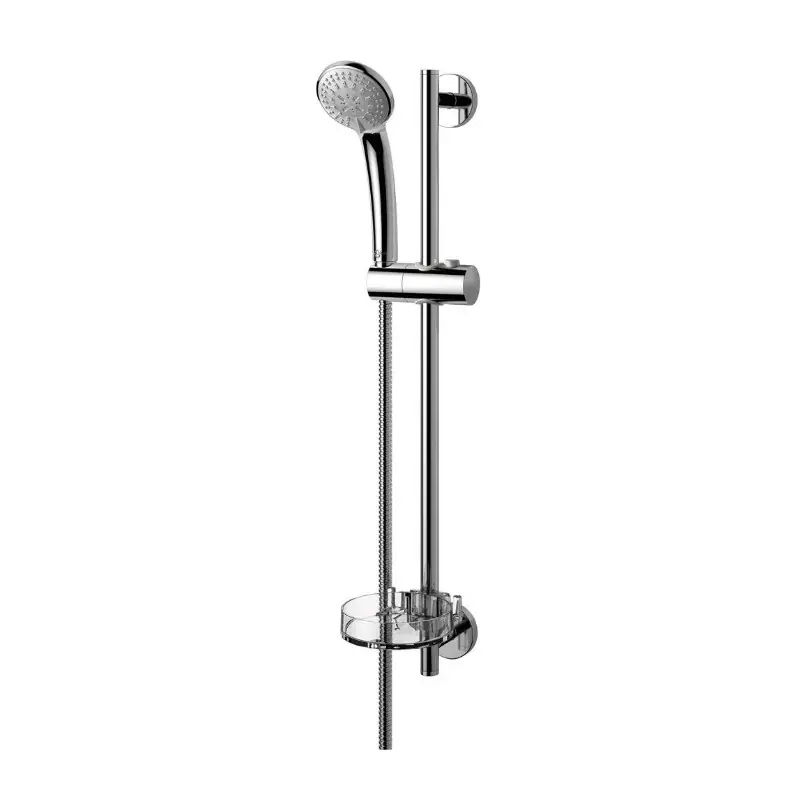 Ensemble douche chromé Idealrain barre 60cm douchette 3 jets porte-sav