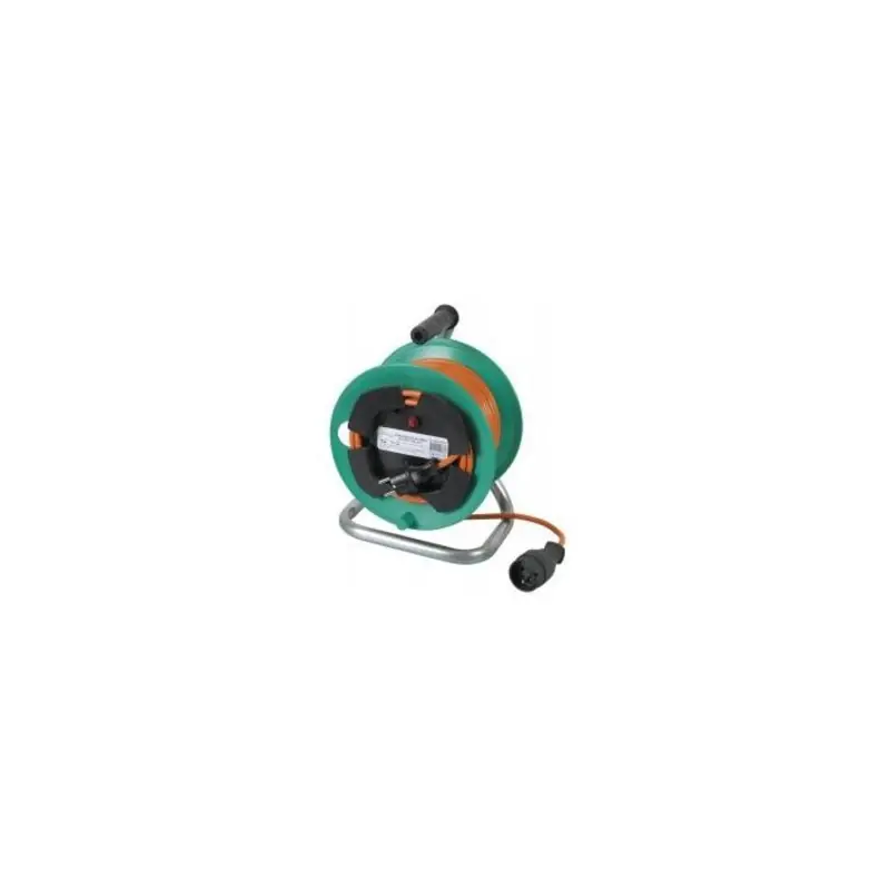 Enrouleur électrique 25m/3x1,5 pied plastique PREEJ25315V