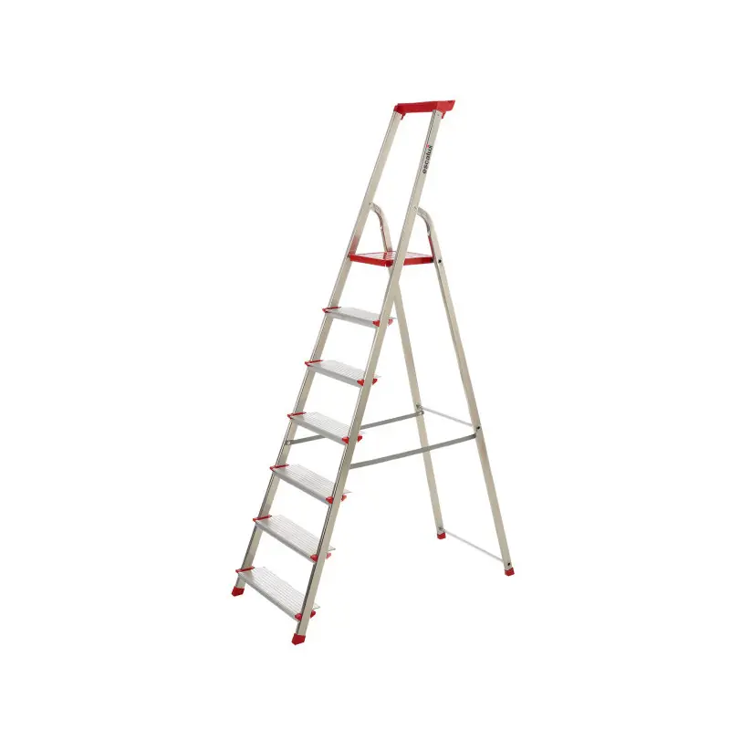 Escabeau Aluminium marches Ultra larges 7 marches Hauteur 342 m CONFOR