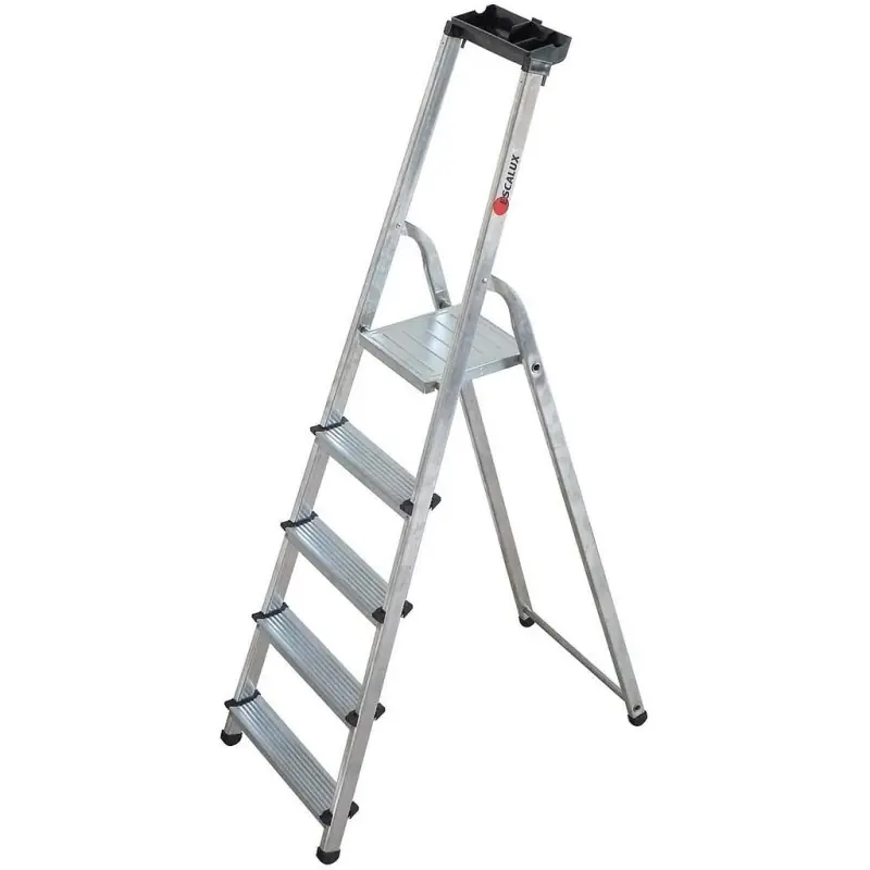 Escabeau Aluminium 5 marches Hauteur 2,99 m MARCHALU PLUS