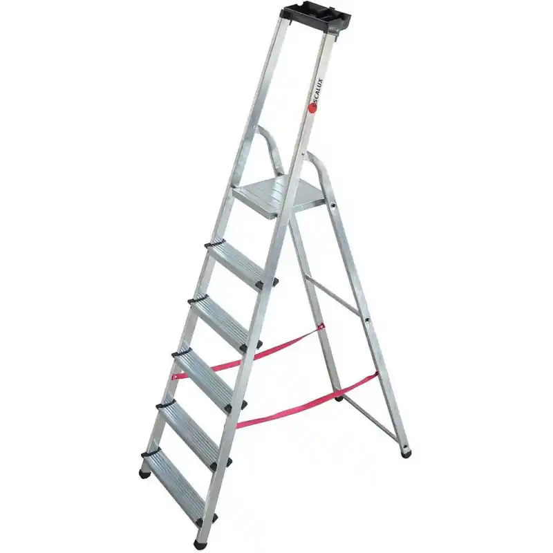 Escabeau Aluminium 6 marches hauteur 3,21 m MARCHALU PLUS