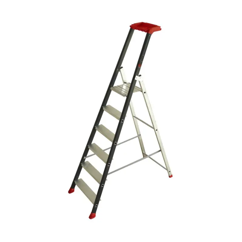 Escabeau en aluminium Professionnel 6 marches haut travail 324 m PROLU