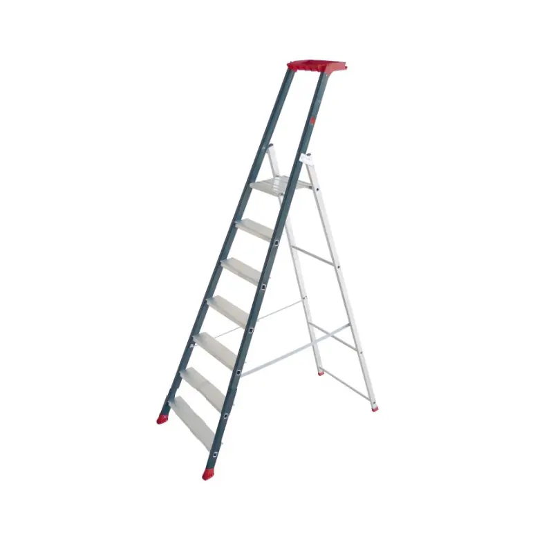Escabeau en aluminium Professionnel 7 marches haut travail 345 m PROLU