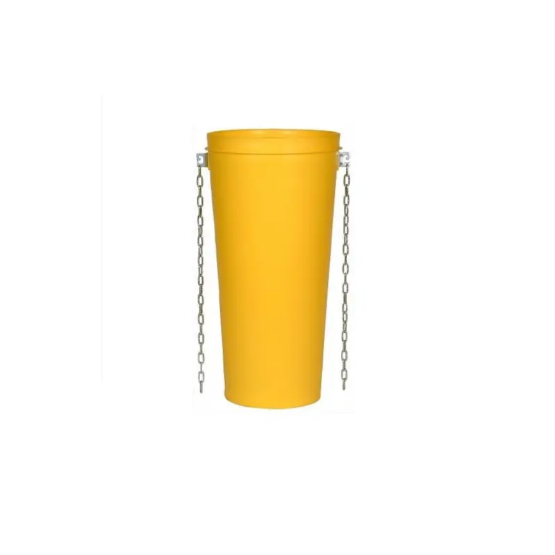Goulotte à gravats en Polypropylène copolymère jaune 318101001
