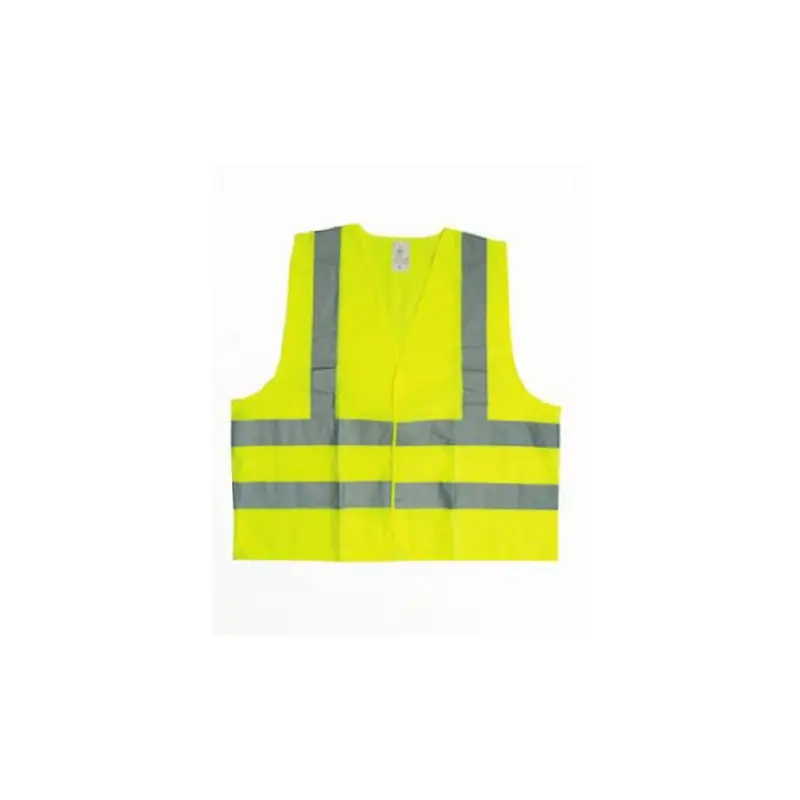 Gilet à bandes réfléchissantes jaune fluo