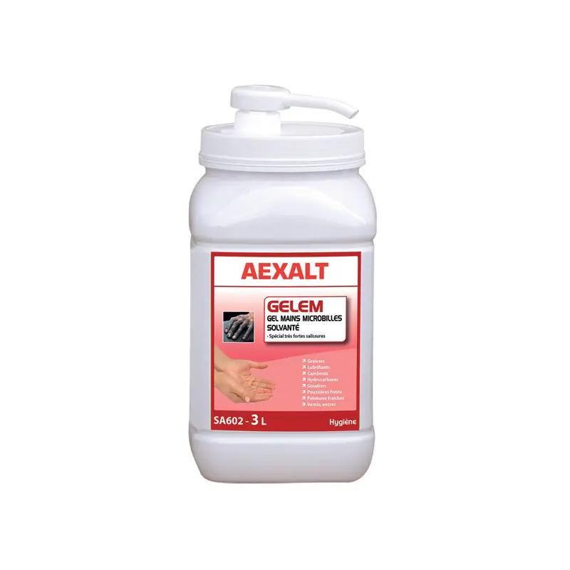 Gel mains microbilles solvanté 3 L GELEM