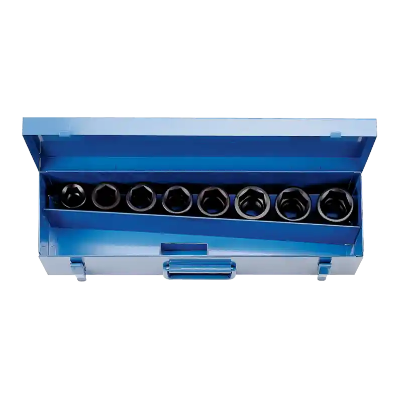 Jeu de douilles à chocs 3/4" en coffret métallique, 8 pièces 173-01-5