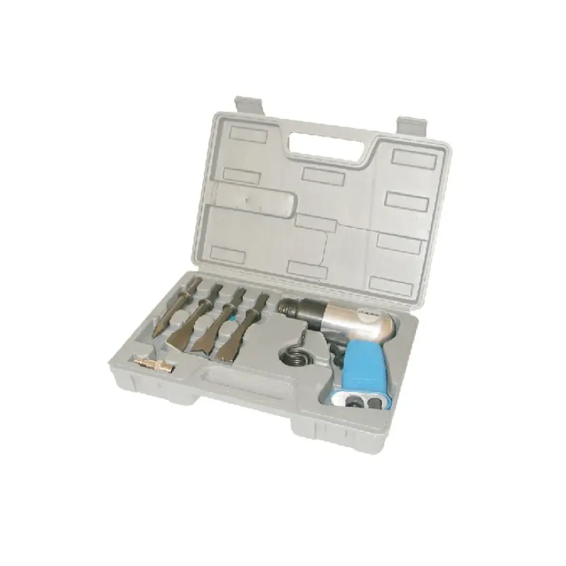 Kit 9 pièces Coffret marteau burineur à air 4500cps/min Lacme