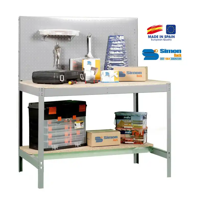 Kit Etabli 1440x900x600mm BT-2 900 GRIS FONCE/BOIS