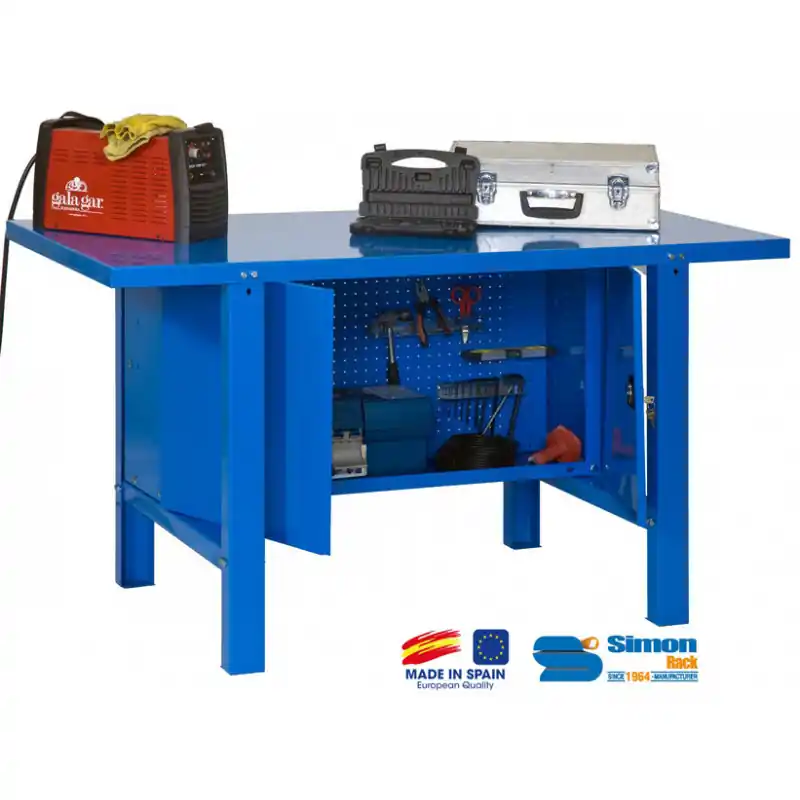 Kit Etabli unVerrou 830x1500x730mm Charge 800 Kg BT-6 METAL LOCKER 150