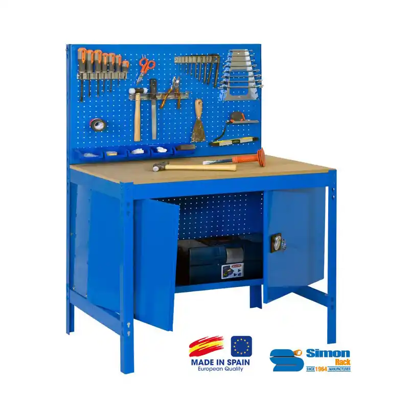 Kit Etabli BT2 Locker 1200 bleu 1440x1200x600mm 600KgSimonRack