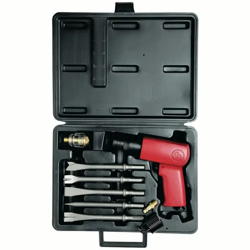 Kit Marteau burineur 72 J 3000 cps/min poignée pistolet en coffret CP7