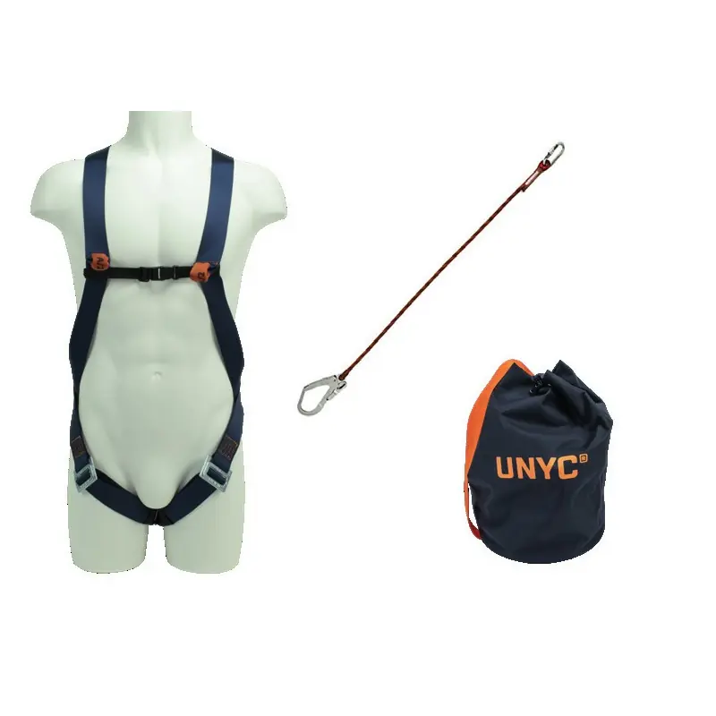 Kit Budget harnais XXL-XXXL longe corde simple sac 20L