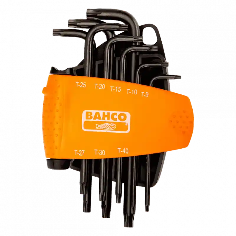 Jeu de 8 clés mâles TORX finition phosphatée BE-9575