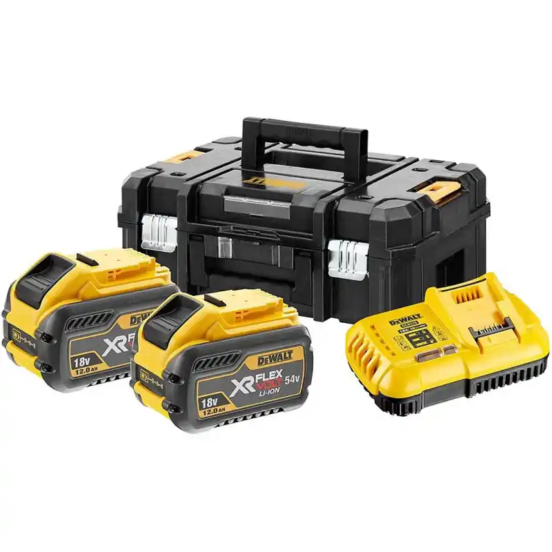 Kit chargeur et batteries 18V / 54V Flexvolt Li-Ion avec coffret DCB11