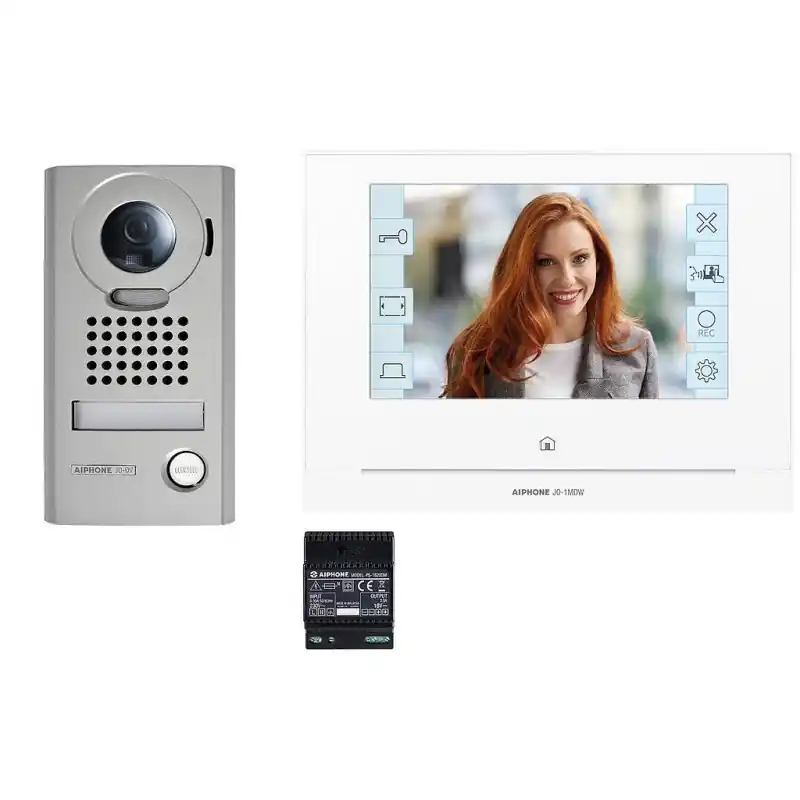 Kit Vidéo platine saillie moniteur écran 7 module Wifi intégré JOS1VW