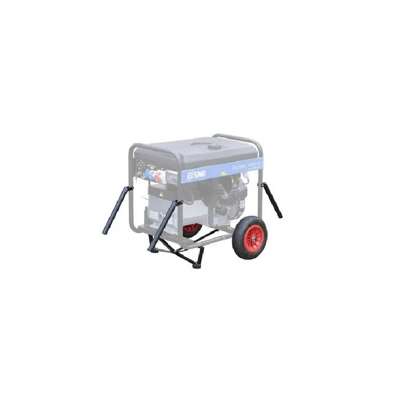 Kit Brouette groupe supérieur 6Kw quatre brancards roues gonfl ables (