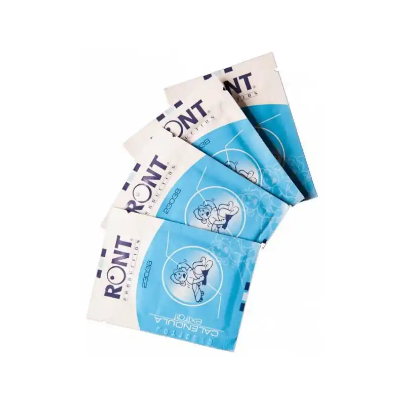 Lot de 100 compresses impregnées calendula