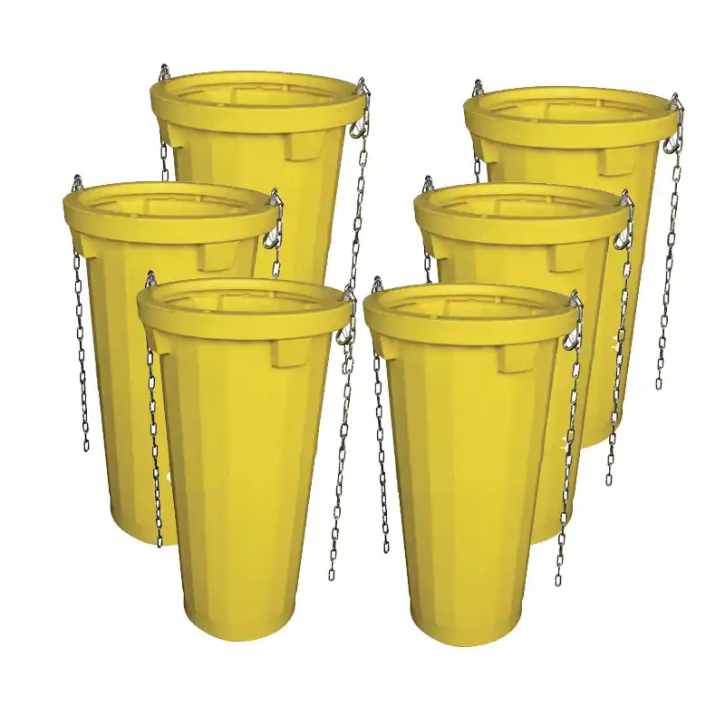 Lot de 6 goulottes 1,10 m avec chaînes LOT6PETAGE