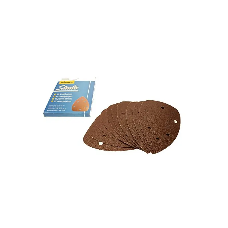 Papiers abrasifs pour ponceuse Studio Grain 3x80 / 3x100 / 4x120