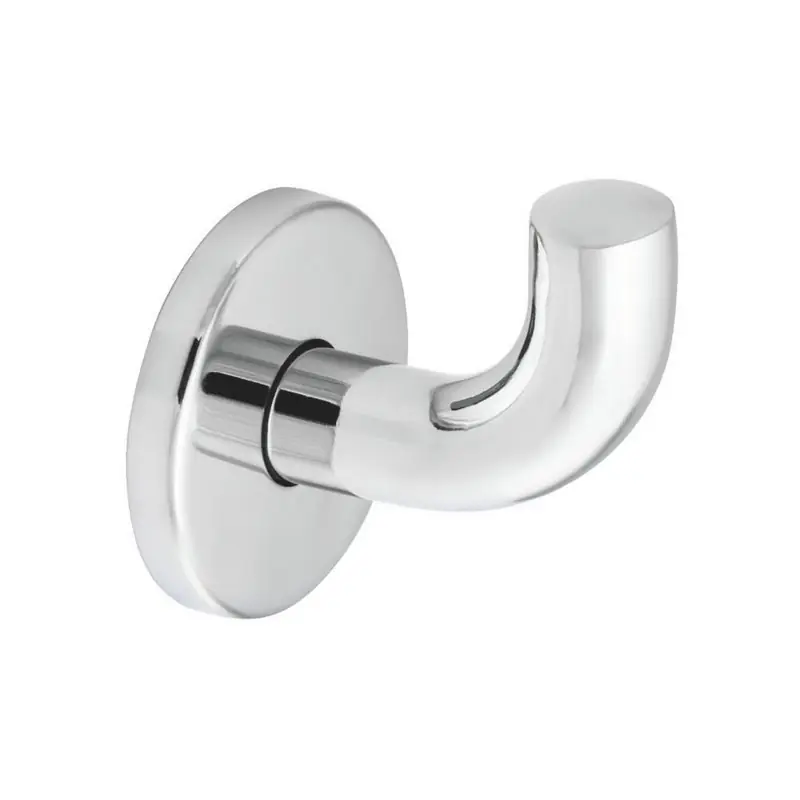 Patère inox brillant