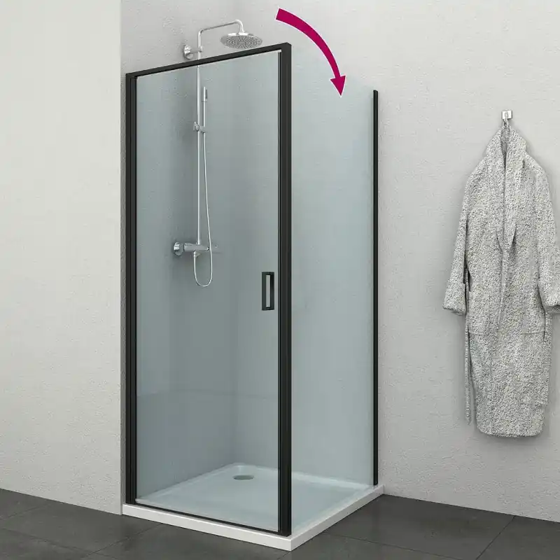 Paroi de douche fixe 89-91 x 200 cm verre 8 mm LOFT-GAME