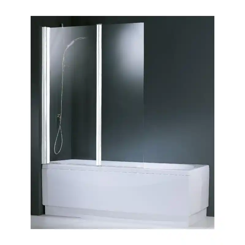 Pare-baignoire 2 panneaux 70 x 50 cm réversible AURORA AURORAN2-1A