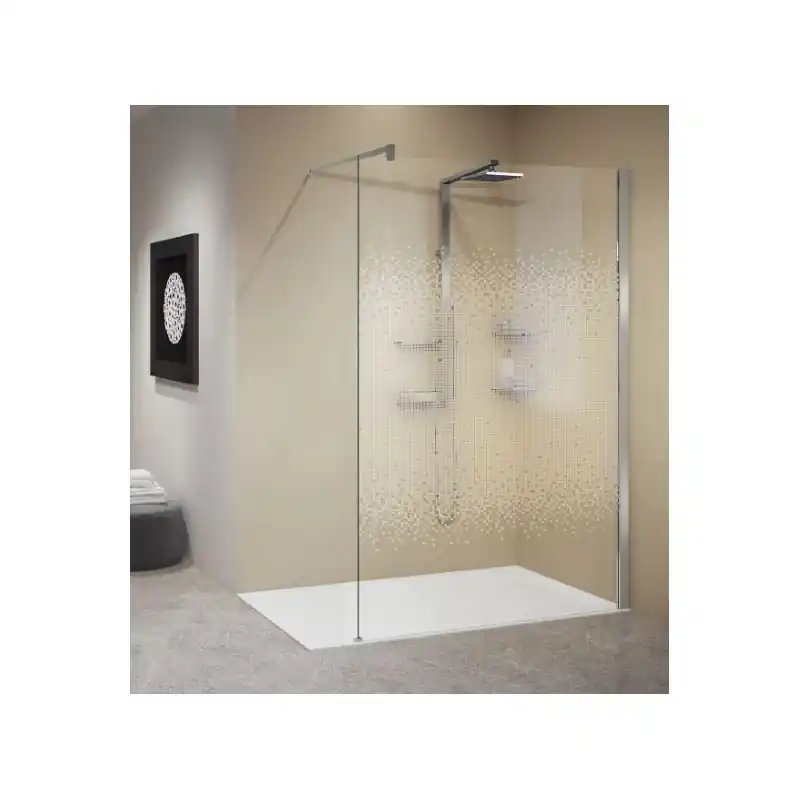 Paroi douche l‘italienne 147-150xH200cm sérig ravenna profilé chrome K