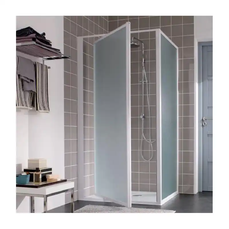 Paroi Atout 3 Pivotante Axe Excentre 90 Vt Blanc