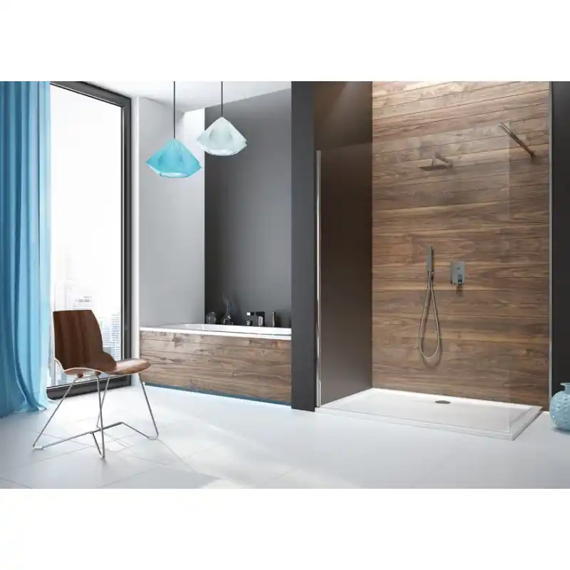 Paroi fixe douche ouverte 1200x1900mm TYXO
