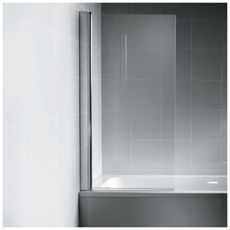 Pare-bain droit 150 cm réversible chrome Connect