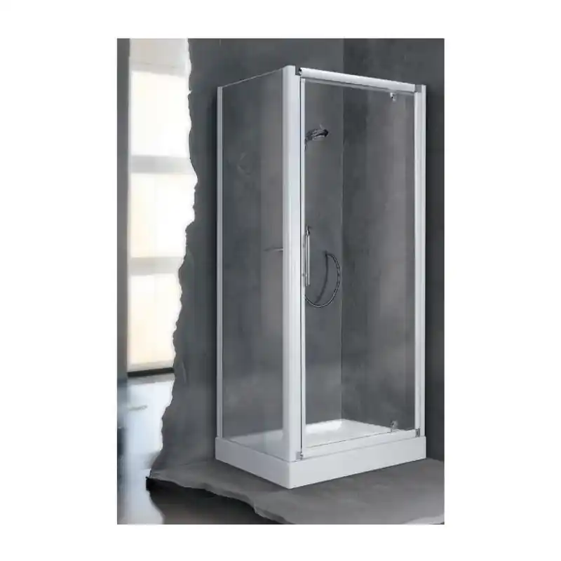 Paroi fixe transparent 84 à 90 cm Lunes F LUNF84-1A